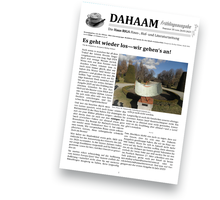 Cover vom Dahaam-Magazin