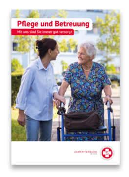 Abbildung Broschüre Pflege und Betreuung
