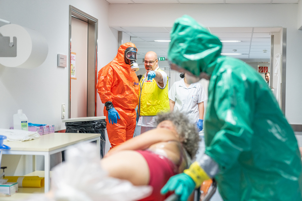 Patientenversorgung im Zuge eines Großschadensereignisses.