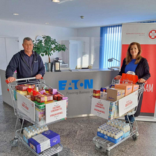 Samariterwagerl - bei Eaton Industries mit Vertretung und Georg Jelenko