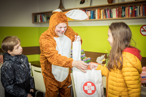 Auch in Wien freuten sich die Kinder über kleine Ostergeschenke.