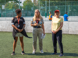 Der Samariterbund Wien veranstaltete am 28. August bei bestem Wetter erneut sein großes Fußballturnier im Futbolito-Format, das im Sportcenter Donaucity mit 18 Teams ausgetragen wurde.